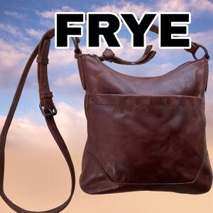 FRYE Melissa Swing Italian Leather Crossbody Bag